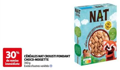 Céréales Nat Crousti Fondant Choco-noisette