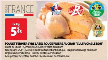 Auchan - Poulet Fermier Lyré Label Rouge