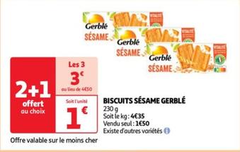 Biscuits Sésame
