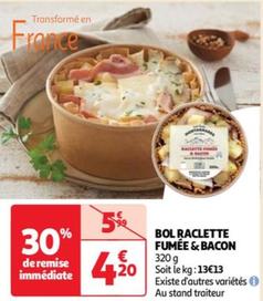 Montagnards - Bol Raclette Fumée & Bacon