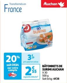 Auchan - Batonnets De Surimi