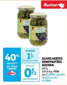 Auchan - Olives Vertes Denoyautées