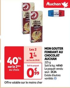 Auchan - Mon Gouter Fondant Au Chocolat