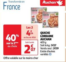 Auchan - Quiche Lorraine