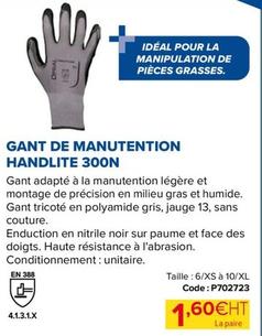 Optimal - Gant De Manutention Handlite 300n