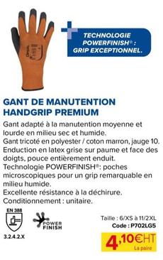 Optimal - Gant De Manutention Handgrip Premium