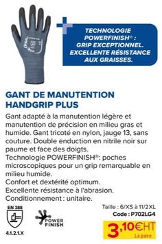 Optimal - Gant De Manutention Handgrip Plus