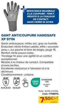 Optimal - Gant Anticoupure Handsafe Xp 971n