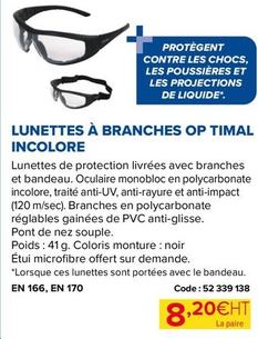 Lunettes À Branches Op Timal Incolore