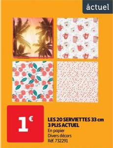 Actuel - Les 20 Serviettes