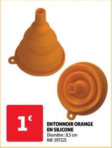 Entonnoir Orange En Silicone