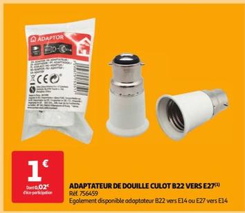 Adapteure De Doille Culot B22 Vers E27