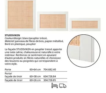 Studioviken offre sur IKEA