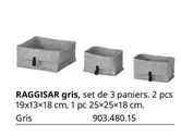 Raggisar Gris offre sur IKEA