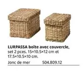 Lurpassa Boîte Avec Couvercle offre sur IKEA