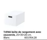 Tjena Boîte De Rangement Avec Couvercle offre sur IKEA