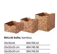 Bullig Boîte offre sur IKEA