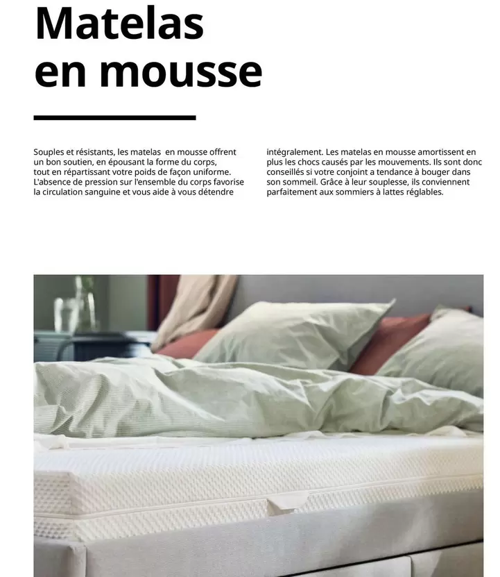 Matelas En Mousse offre sur IKEA