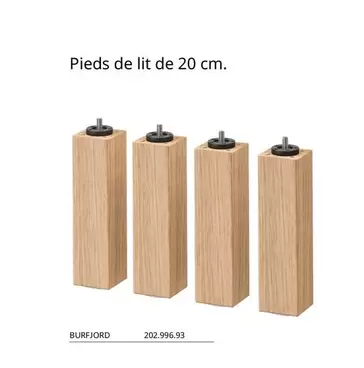 Pieds De Lit De 20 Cm offre sur IKEA