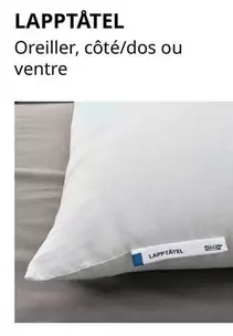 Lapptåtel Oreiller offre sur IKEA