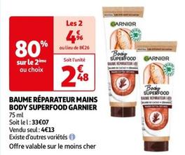 Baume Réparateur Mains Body Superfood