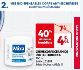 Crème Corps Céramide Protection Mixa