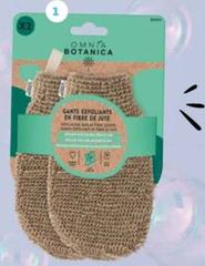 Omnia Botanica Gants Exfoliants En Jute