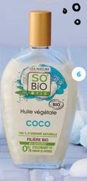 huile de coco corps et cheveux so bio etic