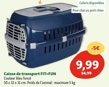 Caisse De Transport Fit+fun