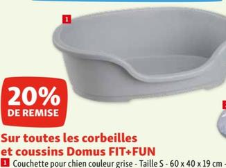 Couchette Pour Chiens Couleur Grise