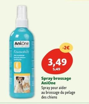 Spray Pour Aider Au Brossage Du Pelage Des Chiens