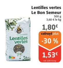 Lentilles Vertes