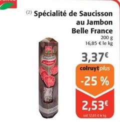 Specialite De Saucission Au Jambon