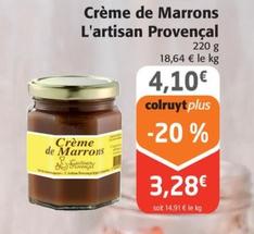 Creme De Marrons L'artisan Provençal