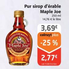 Pur Sirop D'erable Maple Joe