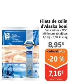 Boni - Filets De Colin D'alaska