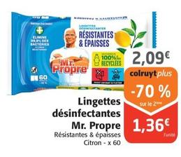 Lingettes Desinfectantes