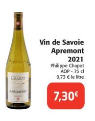 Vin De Savoie Apremont 2021