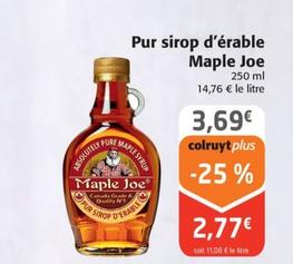 Maple Joe - Pur Sirop D'erable