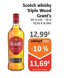 Scotch Whisky Triple Wood