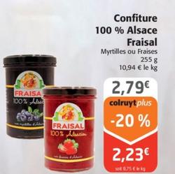 Fraisal - Confiture 100 % Alsace