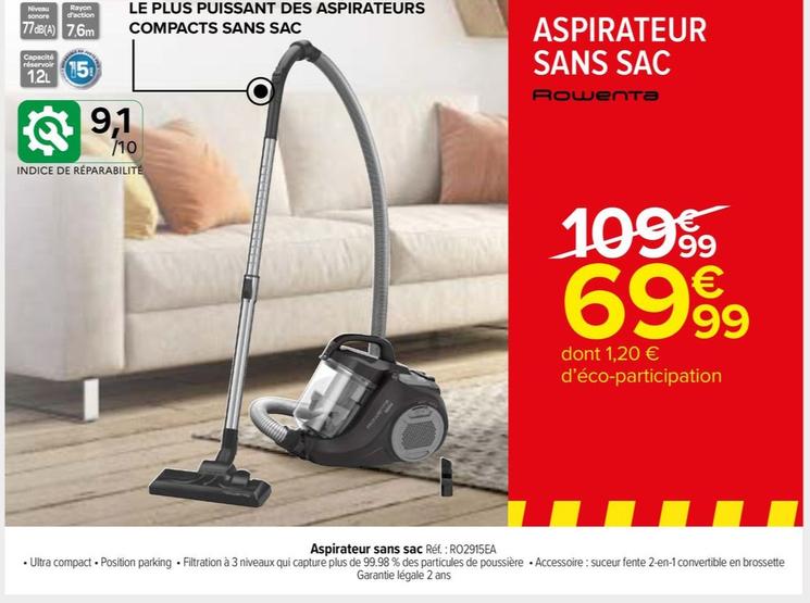 Aspirateur sans sac online en promotion