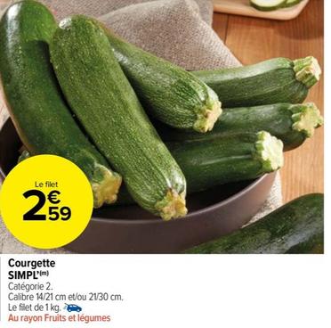 courgettes