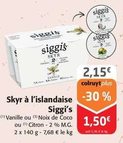 Siggi's - Skyr À L'islandaise