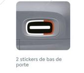 2 Stickers De Bas De Porte offre sur Citroën