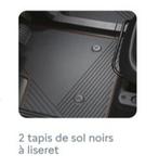 2 Tapis De Sol Noirs À Liseret offre sur Citroën