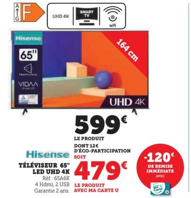 Téléviseur 65" Led Uhd 4k