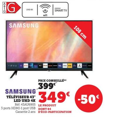 Téléviseur 43" Led Uhd 4k