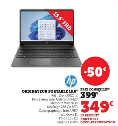 Ordinateur Portable 15,6"