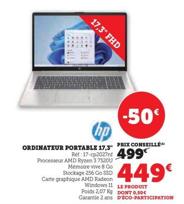 Ordinateur Portable 17,3"